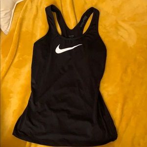 nike pro black tank top never worn